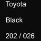 Preview: Toyota, Black, 202 / 026.